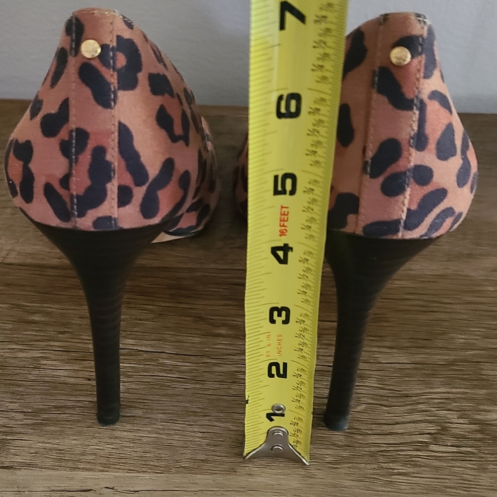 Bcbgeneration Heidi Leopard Print Microsuede Heel… - image 6